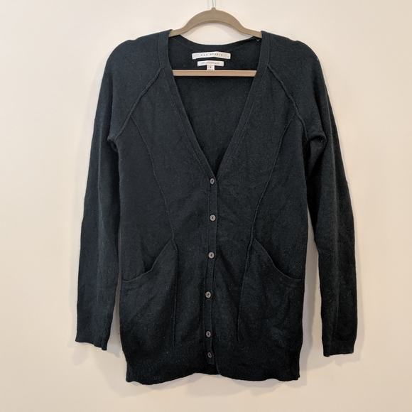 Max Studio Sweaters - MAX STUDIO Emerald green cashmere sweater cardigan